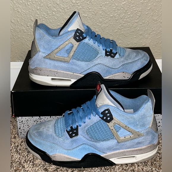 Air Jordan 4 Retro University Blue - Picture 1 of 8